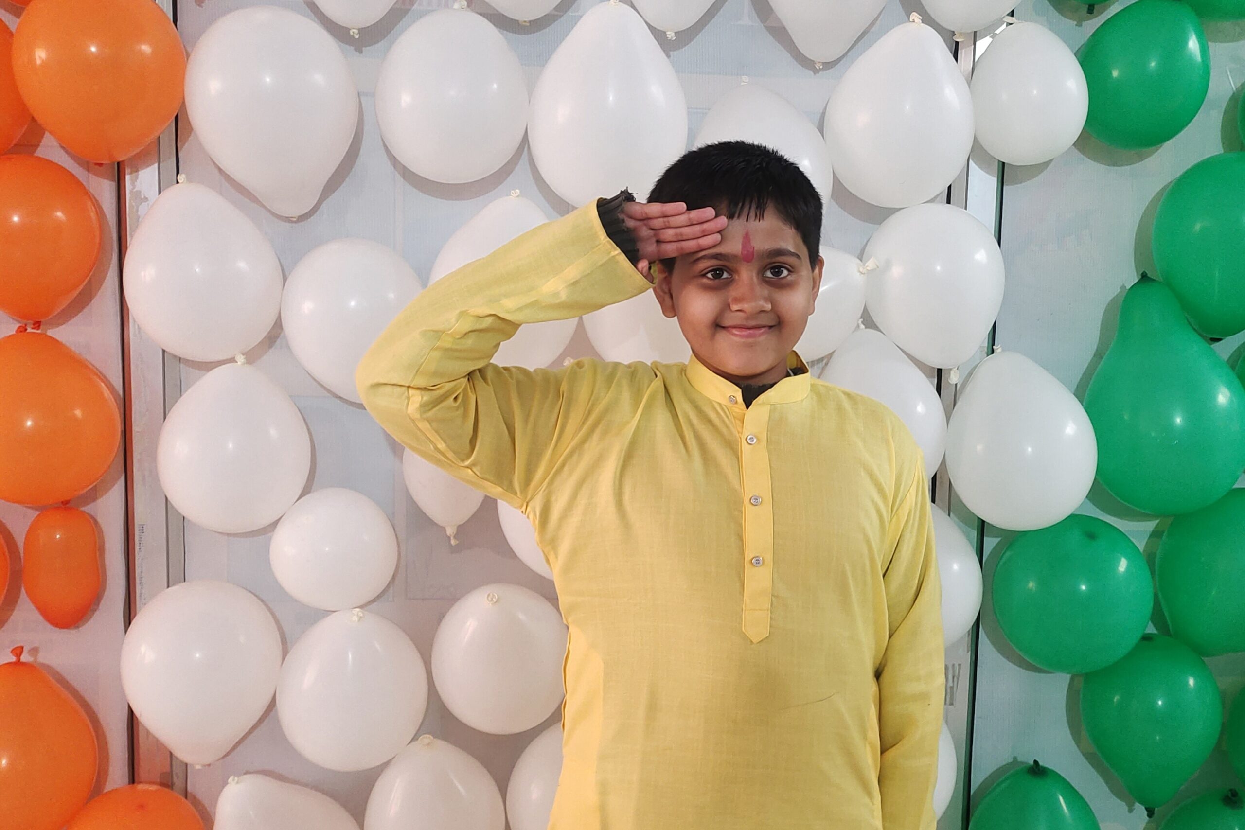 Patriotic cultural program on Independence Day at Sainik School.